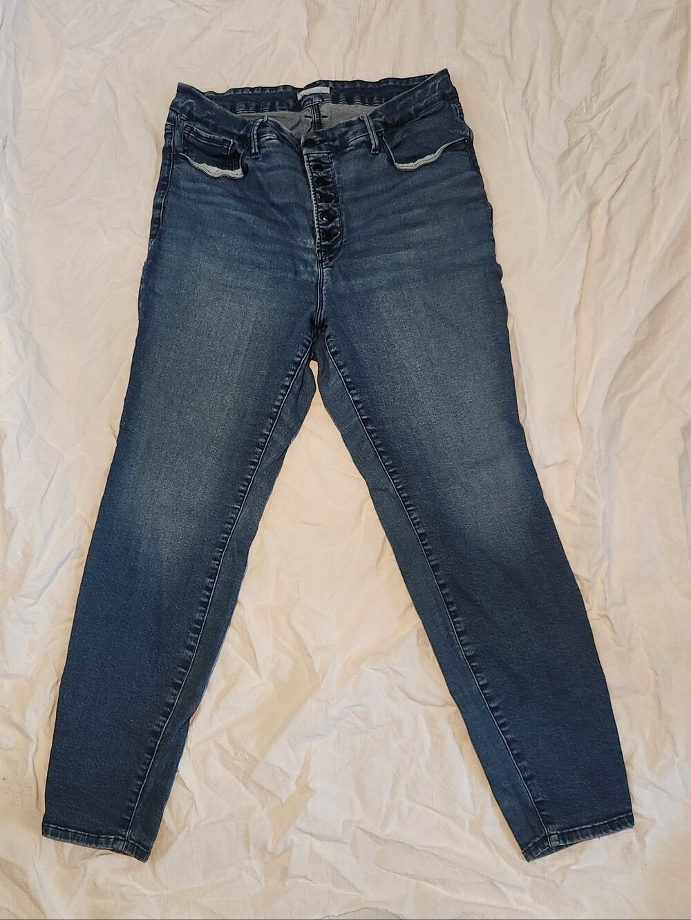 Good American Good Legs Skinny Jeans Sz 16W